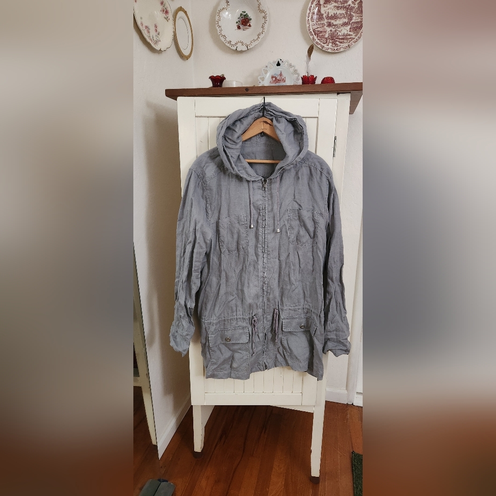 Grey Linen light jacket